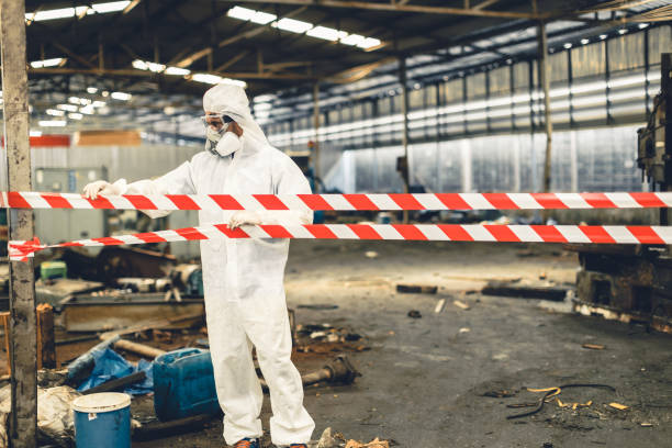 Professional Biohazard technician working in Olalla, WA